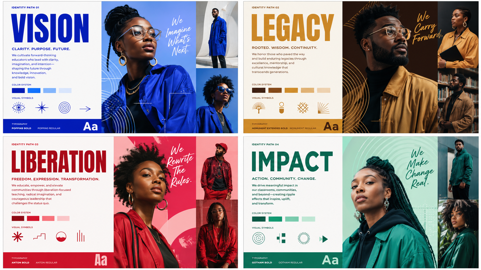 The four Amplify identity paths